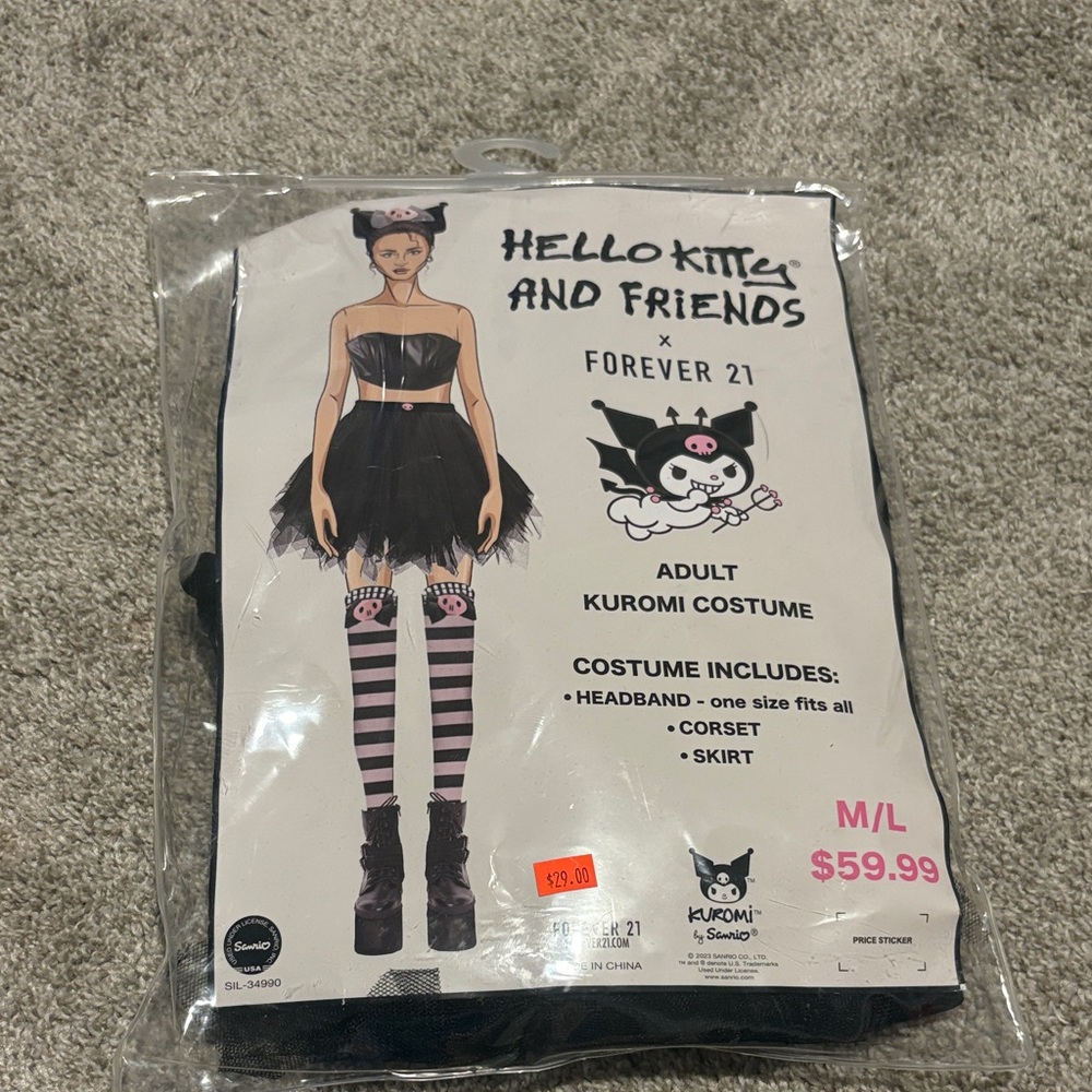 Kuromi Costume - Black